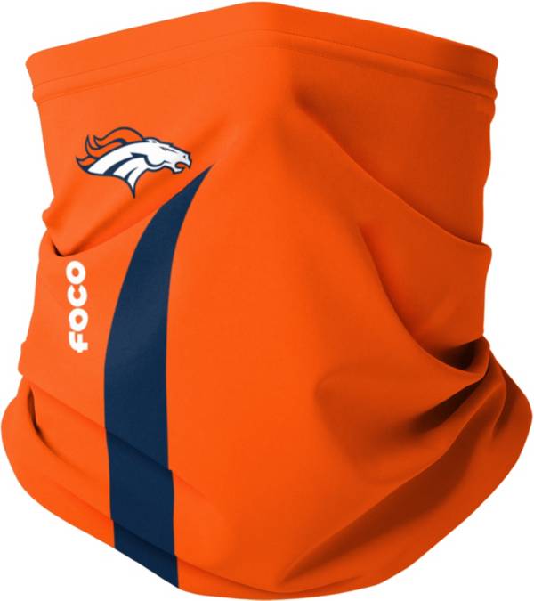FOCO Youth Denver Broncos On-Field Stripe Neck Gaiter
