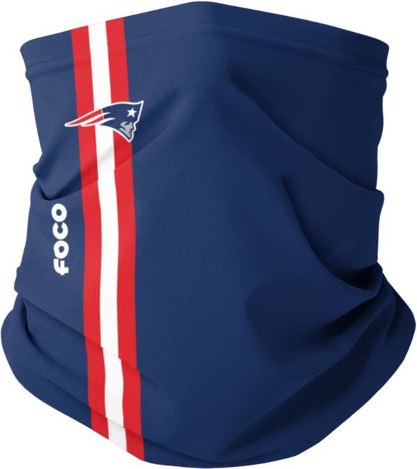 FOCO Youth New England Patriots On-Field Stripe Neck Gaiter