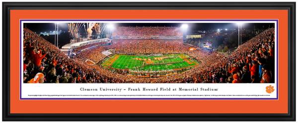 Blakeway Panoramas Clemson Tigers Double Mat Deluxe Frame product image