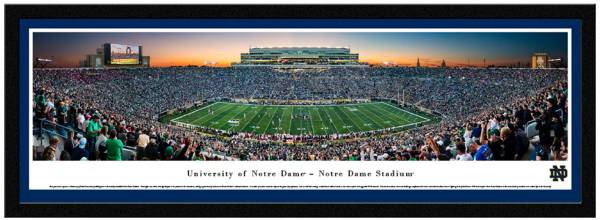 Blakeway Panoramas Notre Dame Fighting Irish Single Mat Select Frame product image