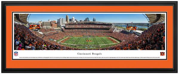 Blakeway Panoramas Cincinnati Bengals Double Mat Deluxe Frame product image