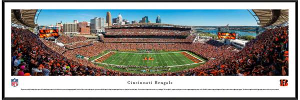 Blakeway Panoramas Cincinnati Bengals Panoramic Picture with Deluxe Frame | NFLBEN4D