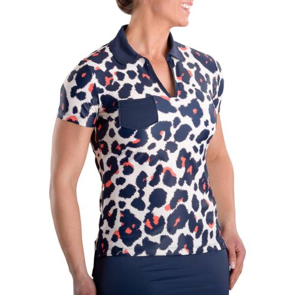 SwingDish Women's Jill Print Short Sleeve Golf Top product image