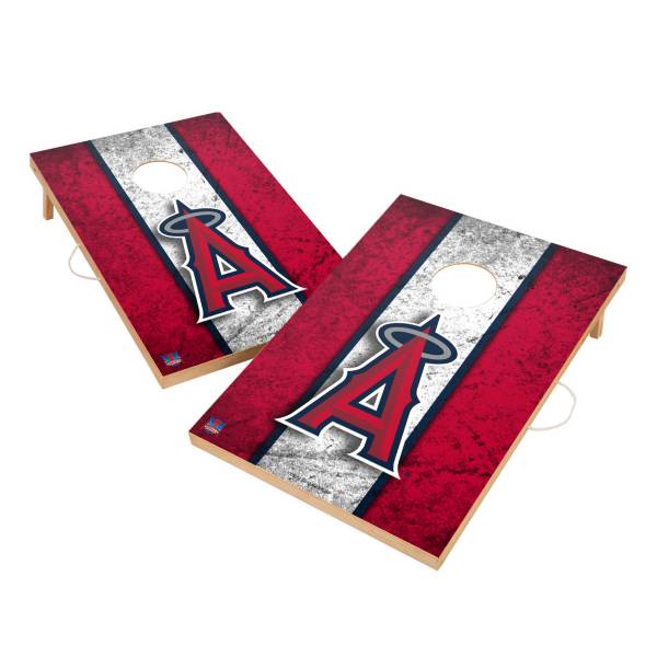 Victory Tailgate Los Angeles Angels 2' x 3' Solid Wood Cornhole