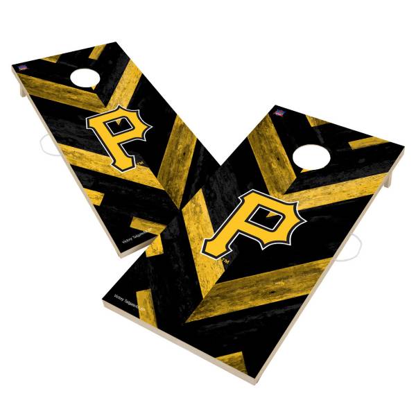 Victory Tailgate Pittsburgh Pirates 2' x 4' Solid Wood Cornhole Boards product image