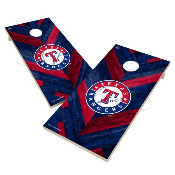 Victory Tailgate Texas Rangers 2' x 4' Solid Wood Cornhole Boards product image