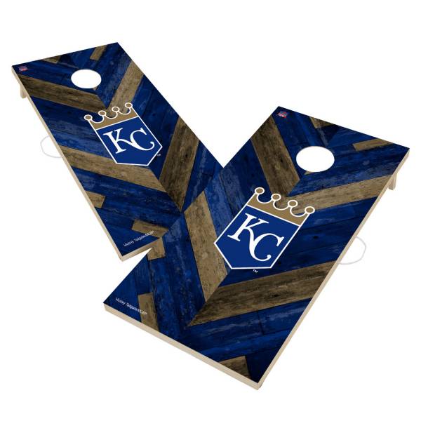 Victory Tailgate Kansas City Royals 2' x 4' Solid Wood Cornhole Boards product image