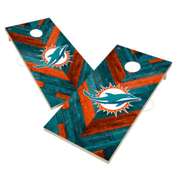 Victory Tailgate Miami Dolphins 2' x 4' Solid Wood Cornhole Boards product image
