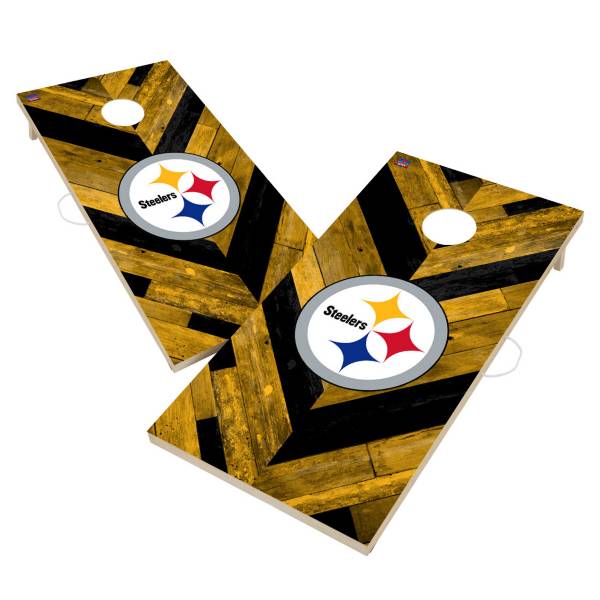 Pittsburgh Football Cornhole Board Set