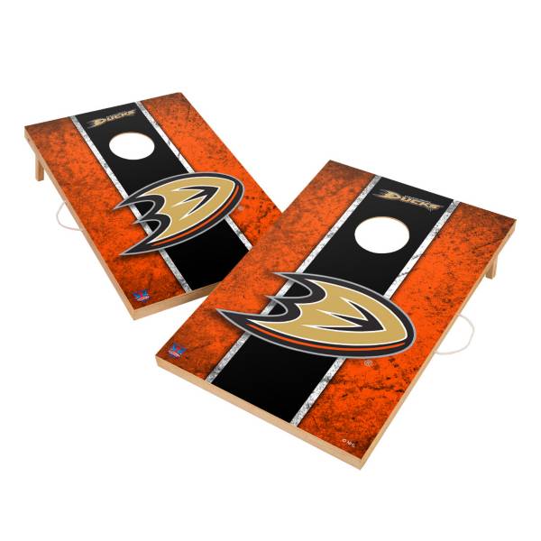 Victory Tailgate Anaheim Ducks 2' x 3' Solid Wood Cornhole Boards product image