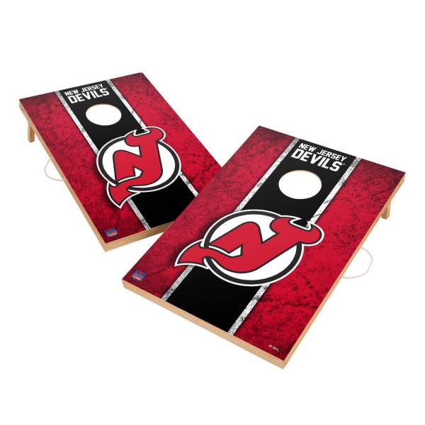 Victory Tailgate New Jersey Devils 2' x 3' Solid Wood Cornhole Boards product image