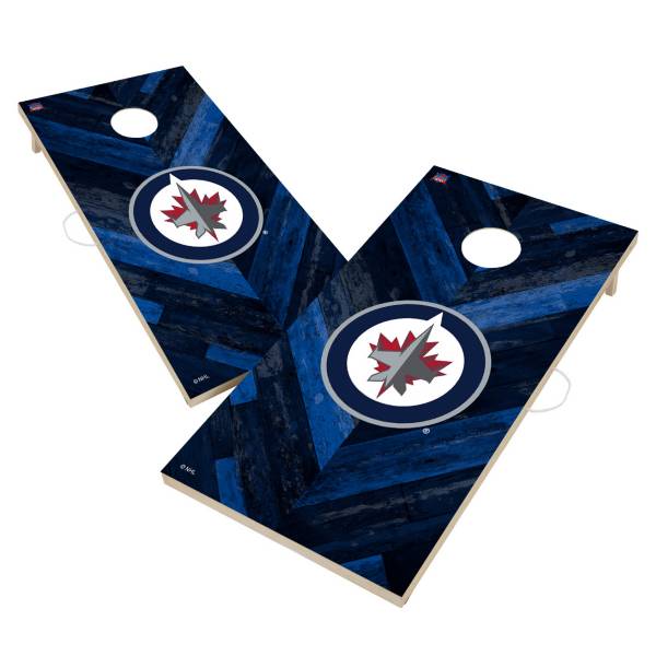 Victory Tailgate Winnipeg Jets 2' x 4' Solid Wood Cornhole Boards product image