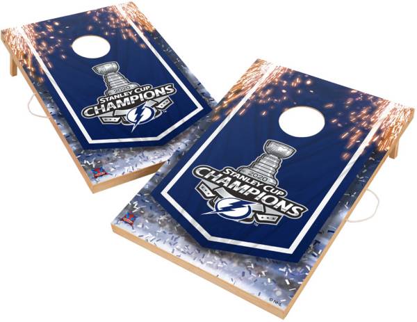 Victory Tailgate 2020 Stanley Cup Champions Tampa Bay Lightning 2' x 3' Cornhole Boards product image