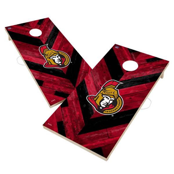 Victory Tailgate Ottawa Senators 2' x 4' Solid Wood Cornhole Boards product image