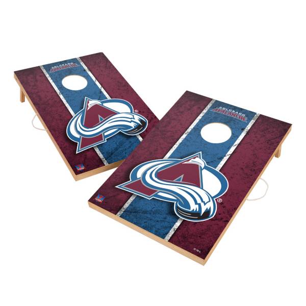 Victory Tailgate Colorado Avalanche 2' x 3' Solid Wood Cornhole Boards product image