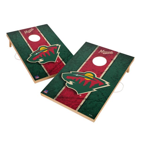 Victory Tailgate Minnesota Wild 2' x 3' Solid Wood Cornhole Boards product image
