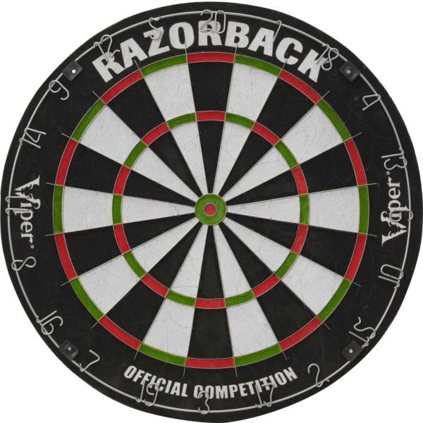 Viper Razorback Sisal Dartboard & Sure Grip Black Soft Tip Darts Bundle