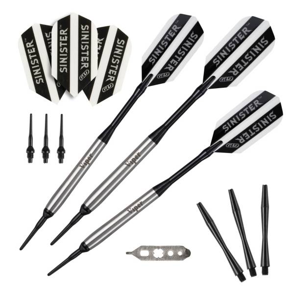 Viper Sinister Smooth Barrel 16g Tungsten Soft Tip Darts product image