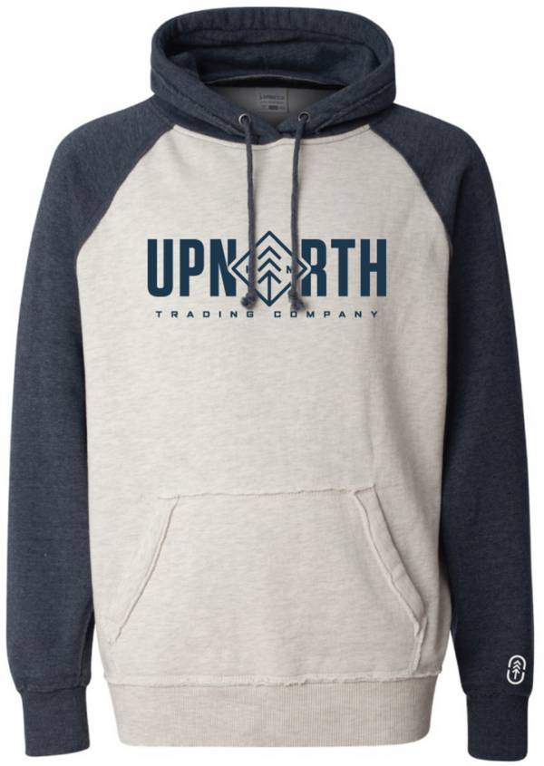 Up North Trading Company Men's Two Tone Diamond Hoodie