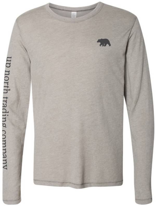 Up North Trading Company Men's Bear Walk Long Sleeve T-Shirt