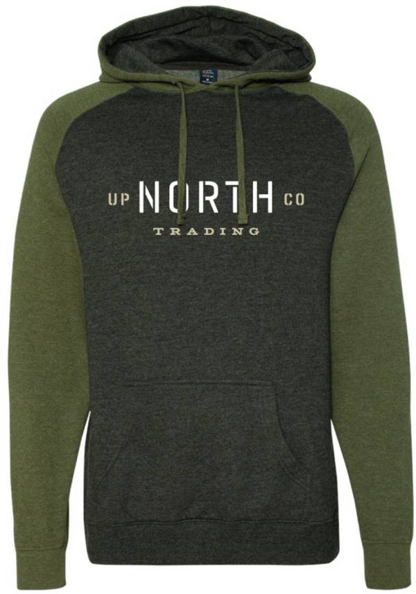 Up North Trading Company Men's Two Tone Stencil Hoodie