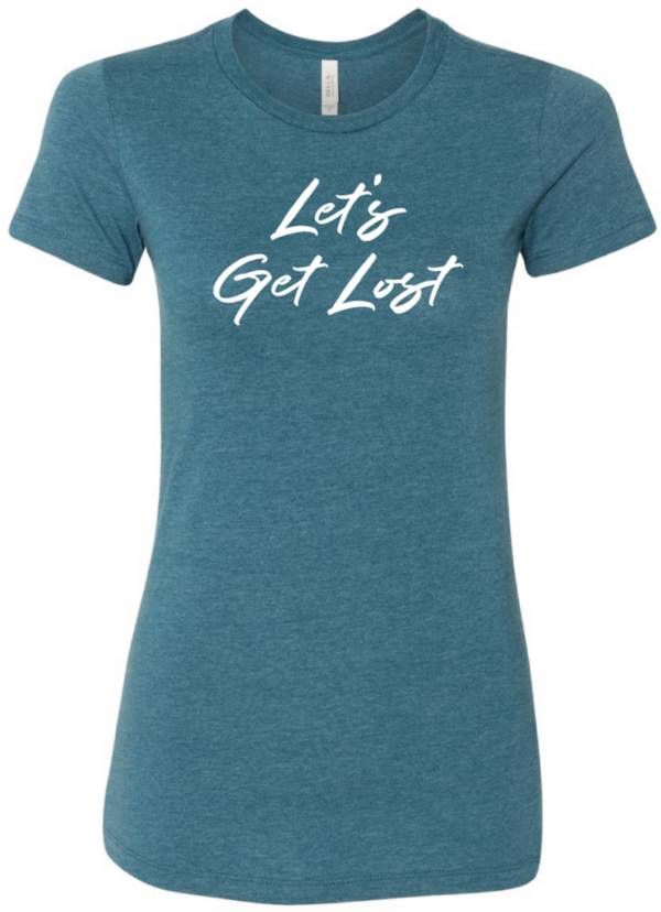 Up North Trading Company Women's Let's Get Lost Short Sleeve T-Shirt product image