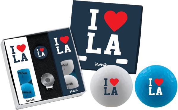 Volvik VIVID "I Love LA" City Pack Logo Marker + Hat Clip + 6 Ball Pack product image