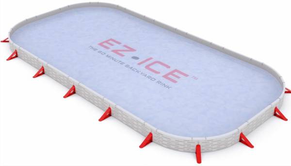 EZ ICE 15' x 30' Kiddie Rounded Backyard Ice Rink | DICK'S ...