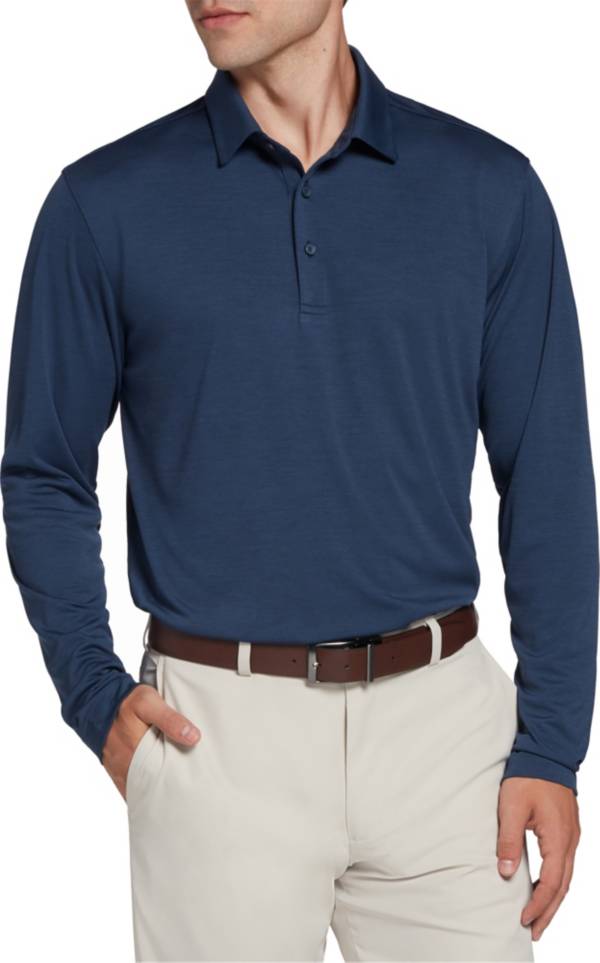 Download Walter Hagen Men's Heather Long Sleeve Golf Polo | DICK'S ...