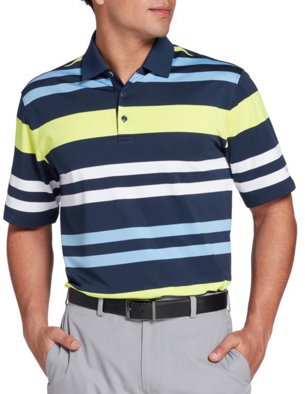 Walter Hagen Men's Perfect 11 Multi Bold Stripe Golf Polo