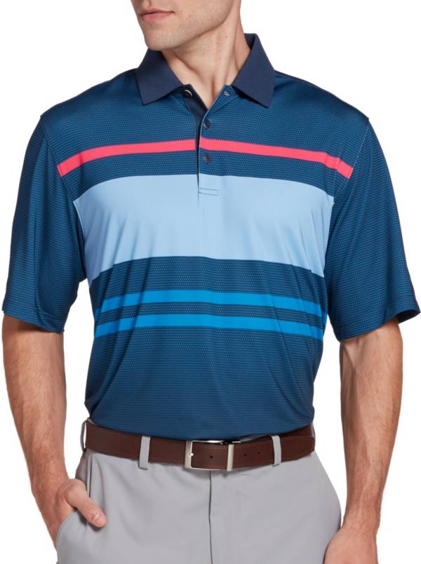 Walter Hagen Perfect 11 Neat Chest Stripe Polo