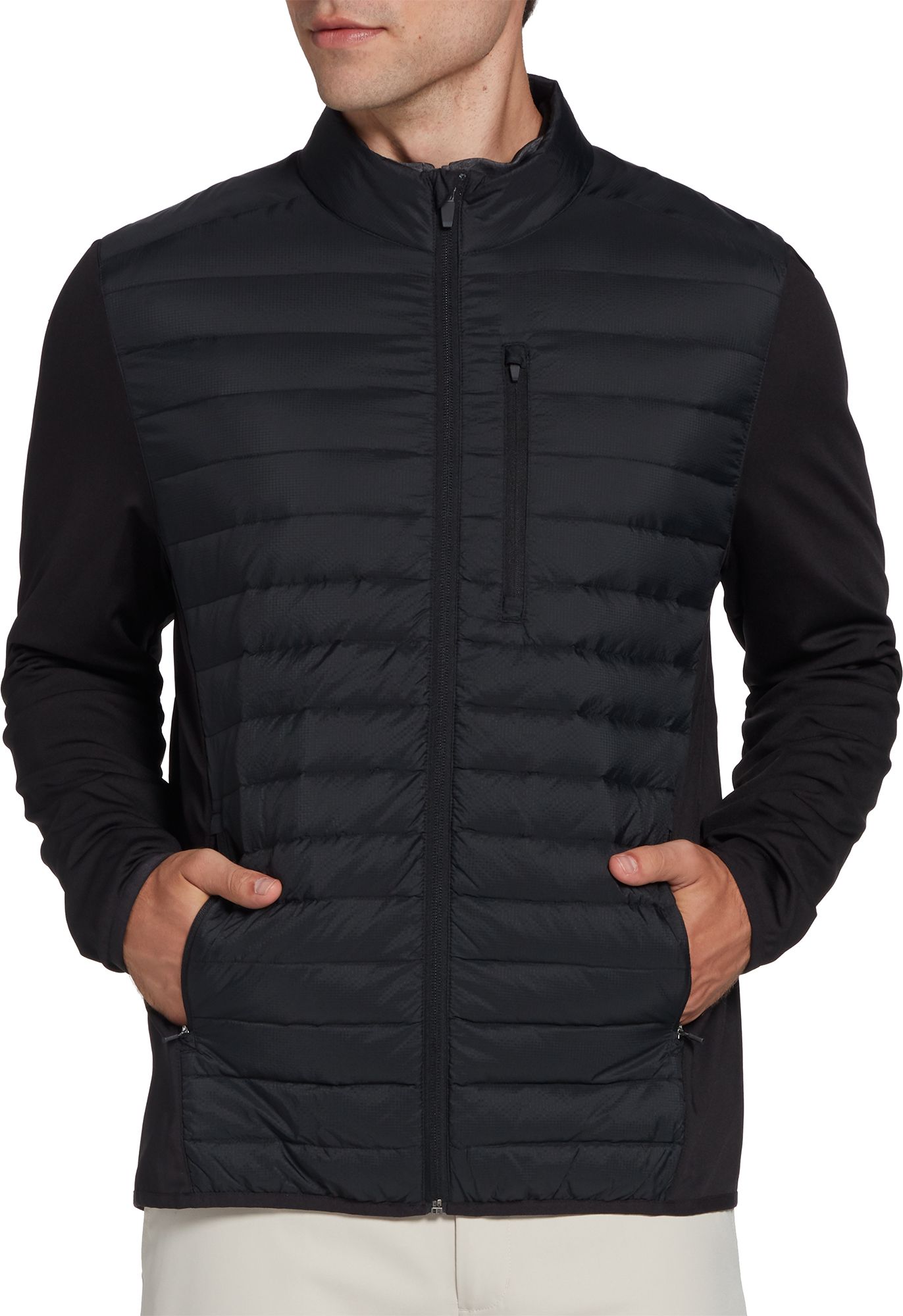 mens black golf jacket