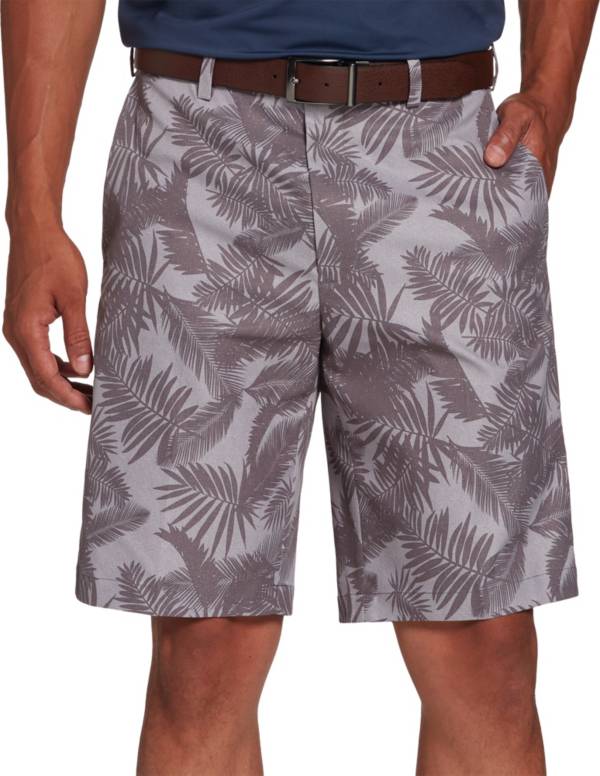 Walter Hagen Men's Perfect 11 Tonal Tropical Print 10" Golf Shorts