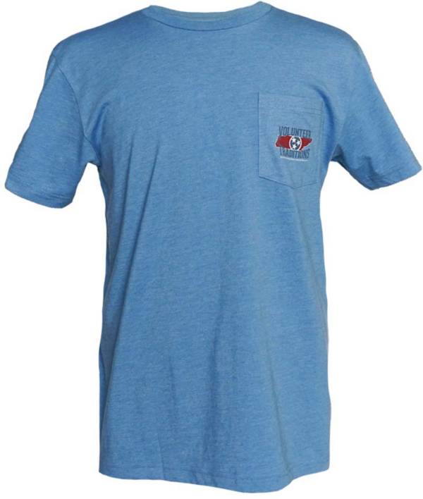 Volunteer Traditions Men's TN Outline Pocket Short Sleeve T-Shirt