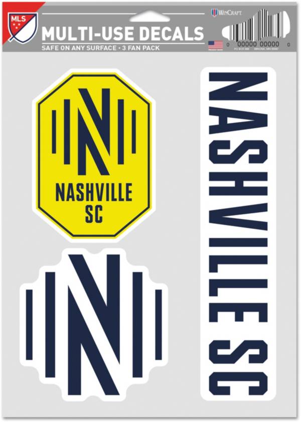 WinCraft Nashville SC Decal Sheet product image