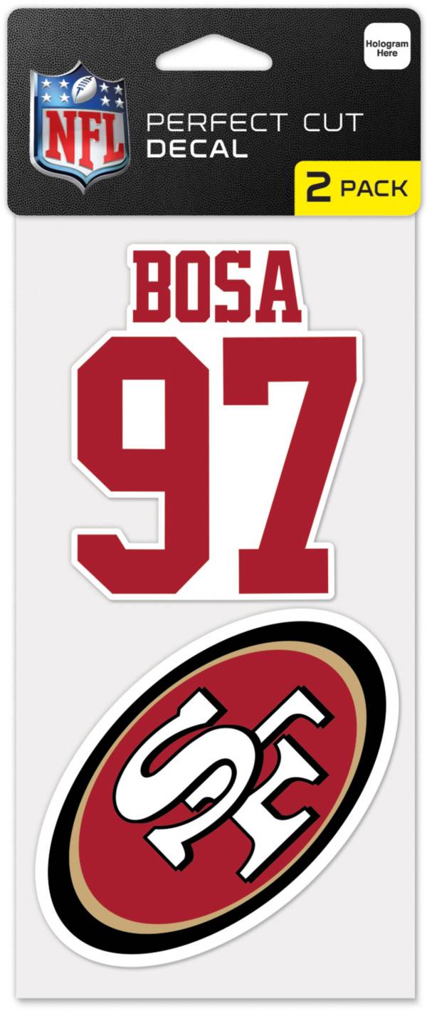 WinCraft San Francisco 49ers Nick Bosa 2 Pk. Decal