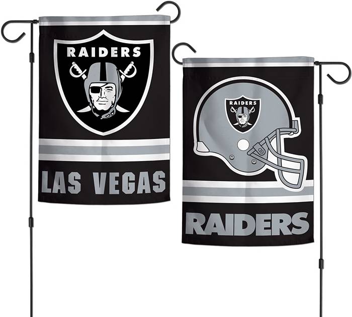 NFL Las Vegas Raiders Two Tone Lanyard, Black/Silver, One Size