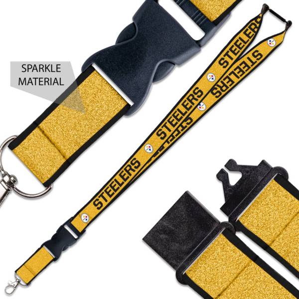 WinCraft Pittsburgh Steelers Sparkle Lanyard