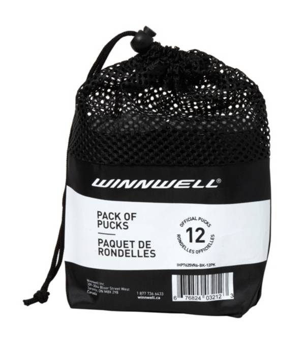 Winnwell Ice Hockey Pucks - 12 Pack