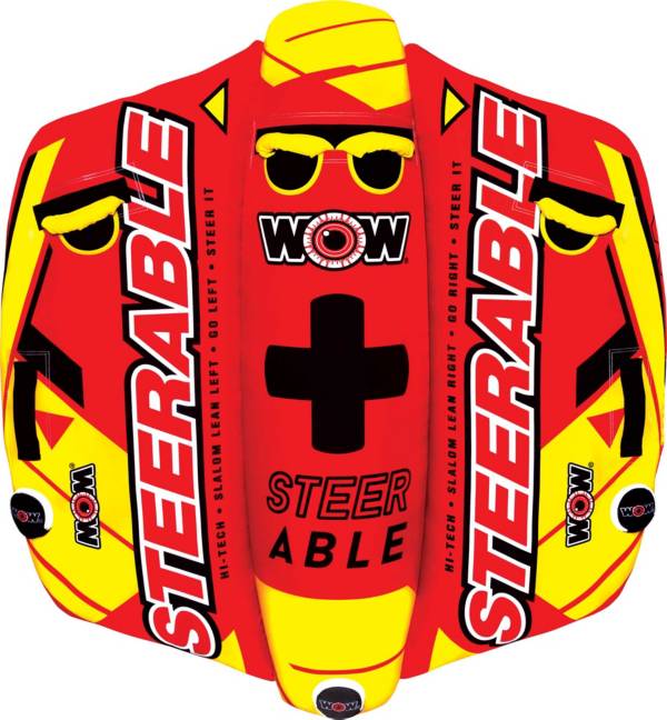 WOW Steerable 2-Person Towable Tube