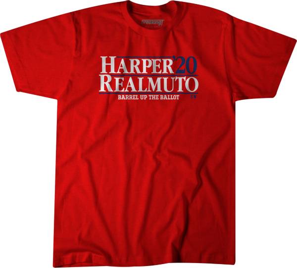 BreakingT Men's ‘Harper & Realmuto 2020' Red T-Shirt