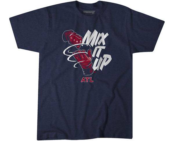 BreakingT Men's Mix It Up Navy T-Shirt product image