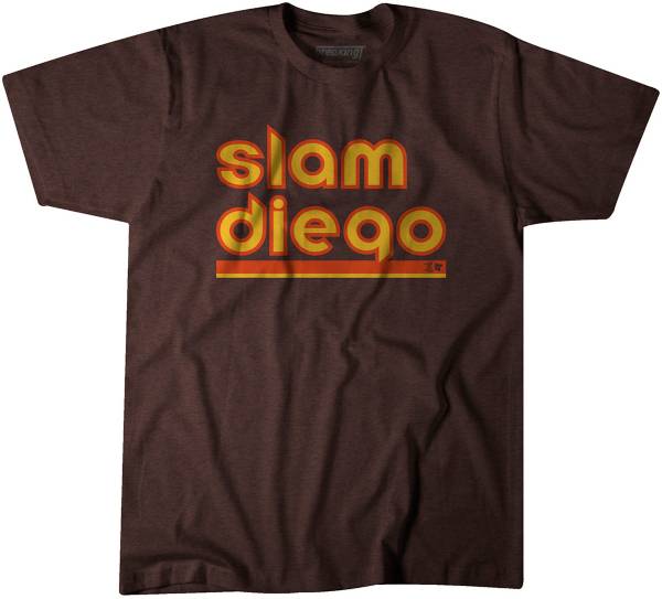 BreakingT Men's “Slam Diego” Brown T-Shirt product image