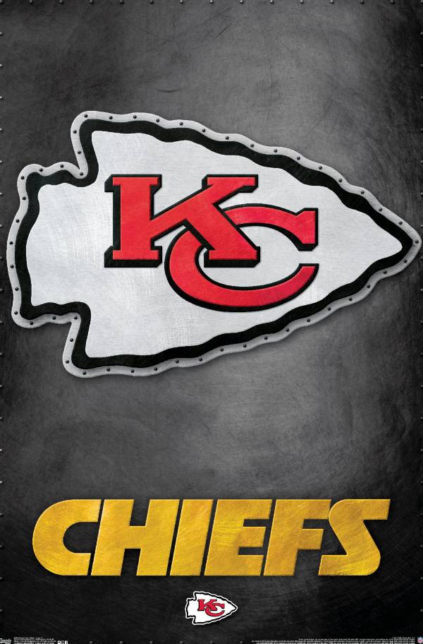 Trends International Kansas City Chiefs Logo Poster