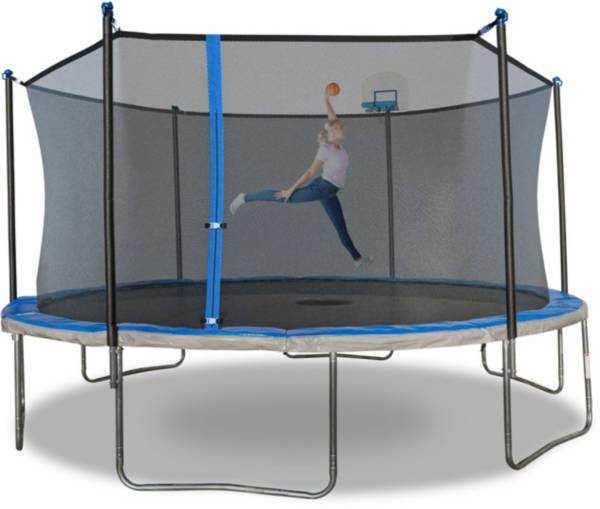 Tru-Jump 15' Trampoline with Enclosure and AirDunk