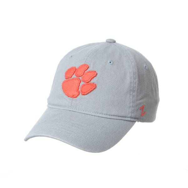 Zephyr Men's Clemson Tigers Grey Scholarship Adjustable Hat