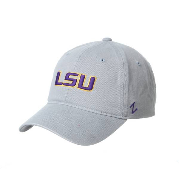 Zephyr Men's LSU Tigers Grey Scholarship Adjustable Hat
