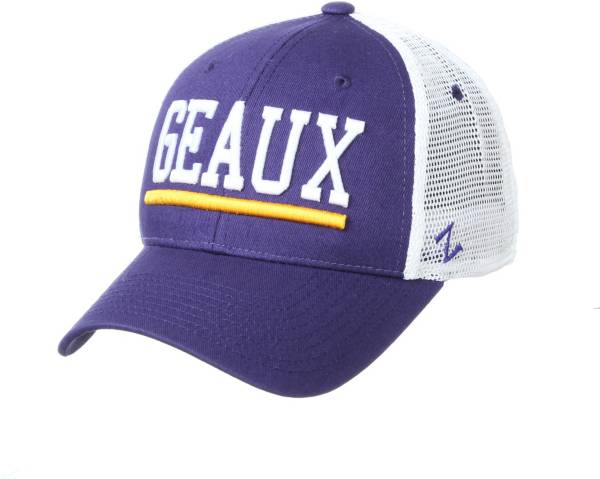 Zephyr Men's LSU Tigers Purple Upfront Adjustable Hat