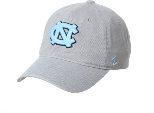 Zephyr Men's North Carolina Tar Heels Grey Scholarship Adjustable Hat