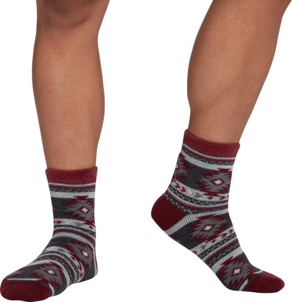 Northeast Outfitters Men's Aztec Stripe Cozy Cabin Socks